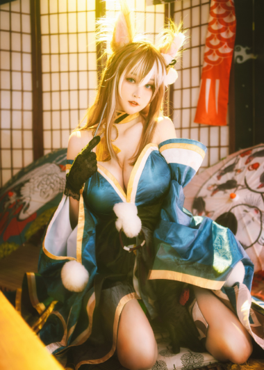 Yui金鱼cos不知火走红，金鱼yui资源作品