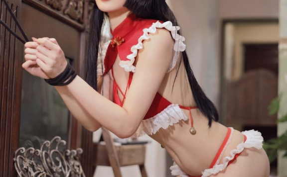 阿包也是兔娘cos原神中二皇女菲谢尔,阿包也是兔娘视频